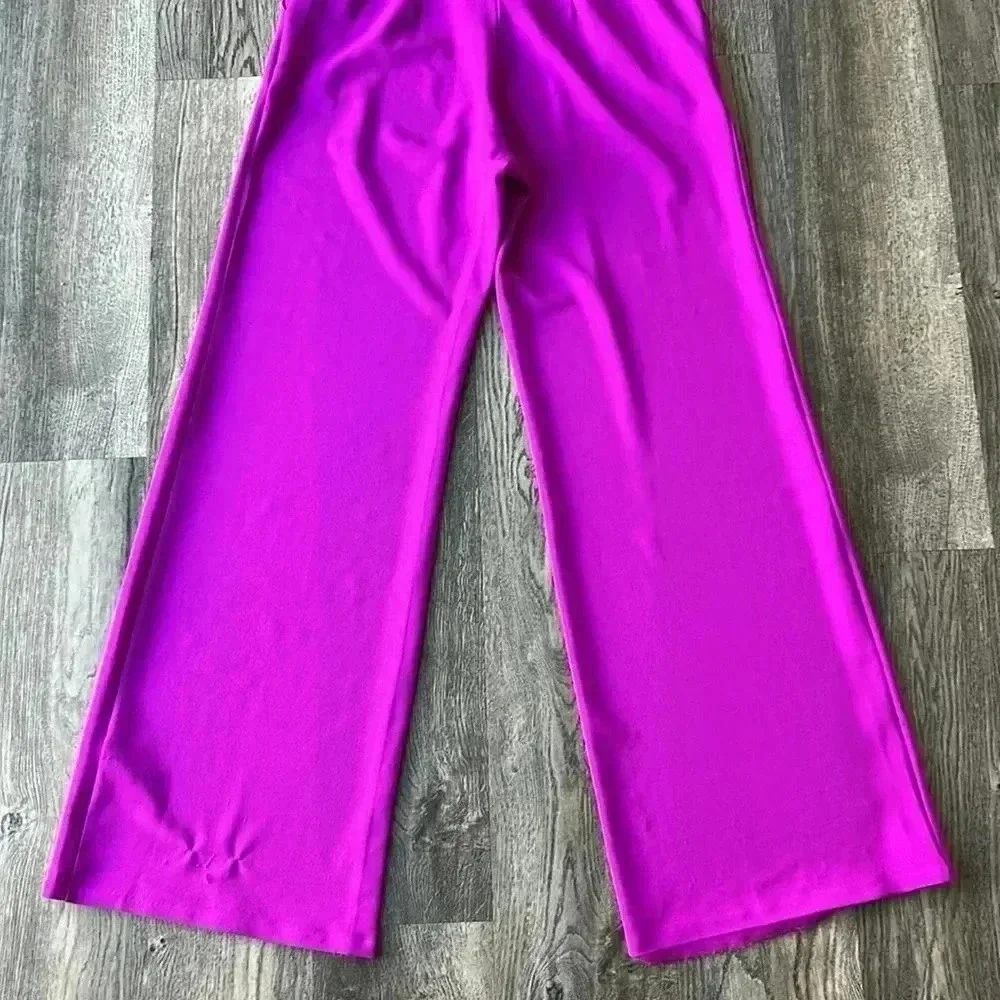 Express Jumpsuit Pink Cut Out Side Jumpsuit Size Small Sleeveless Womens - Picture 13 of 13